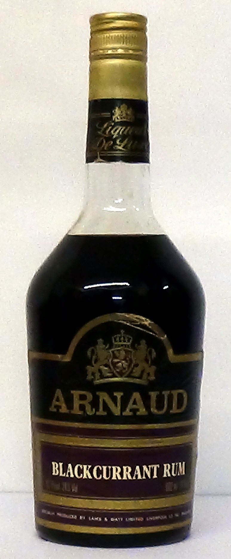 1960s Arnaud Blackcurrent Rum 24 fl oz