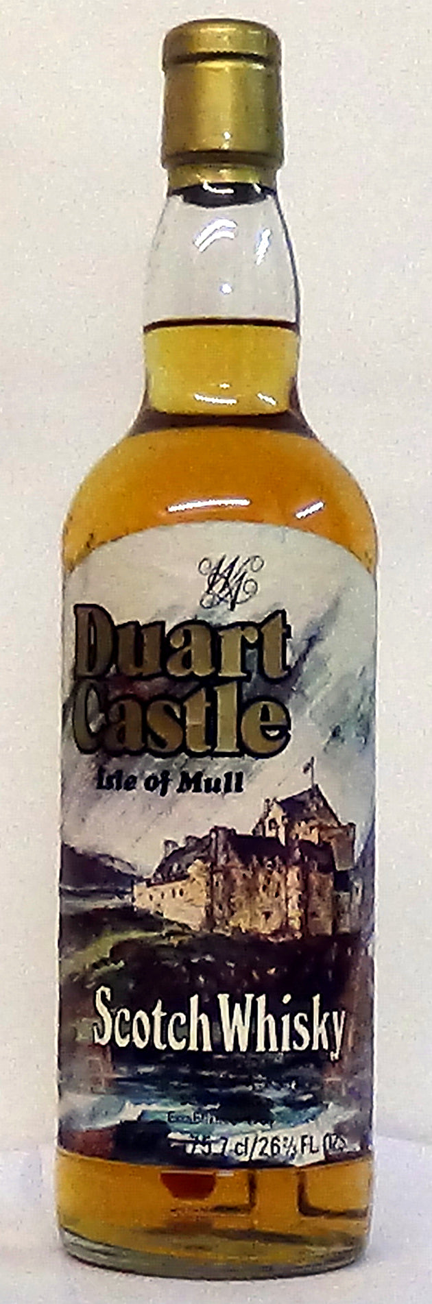 1960s Duart Castle Isle of Mull Scotch Whisky 26 Fl oz