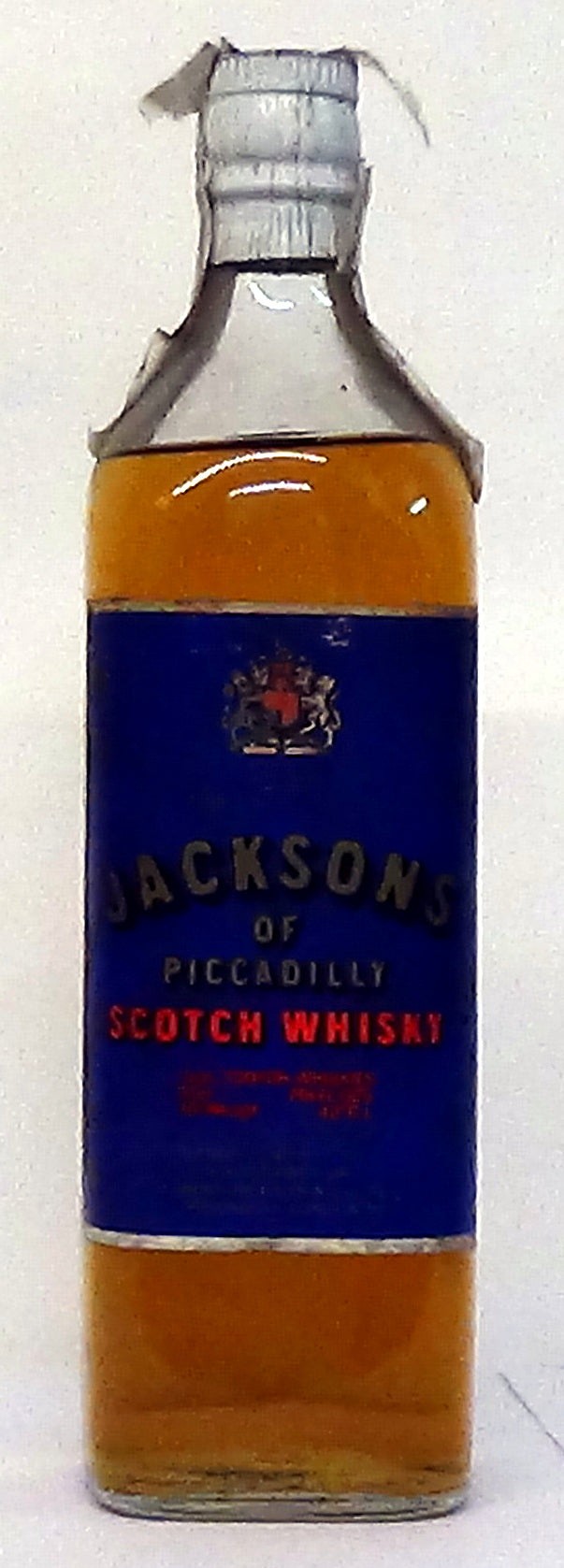 1960s Jacksons of Piccadilly Scotch Whisky Mid Shoulder