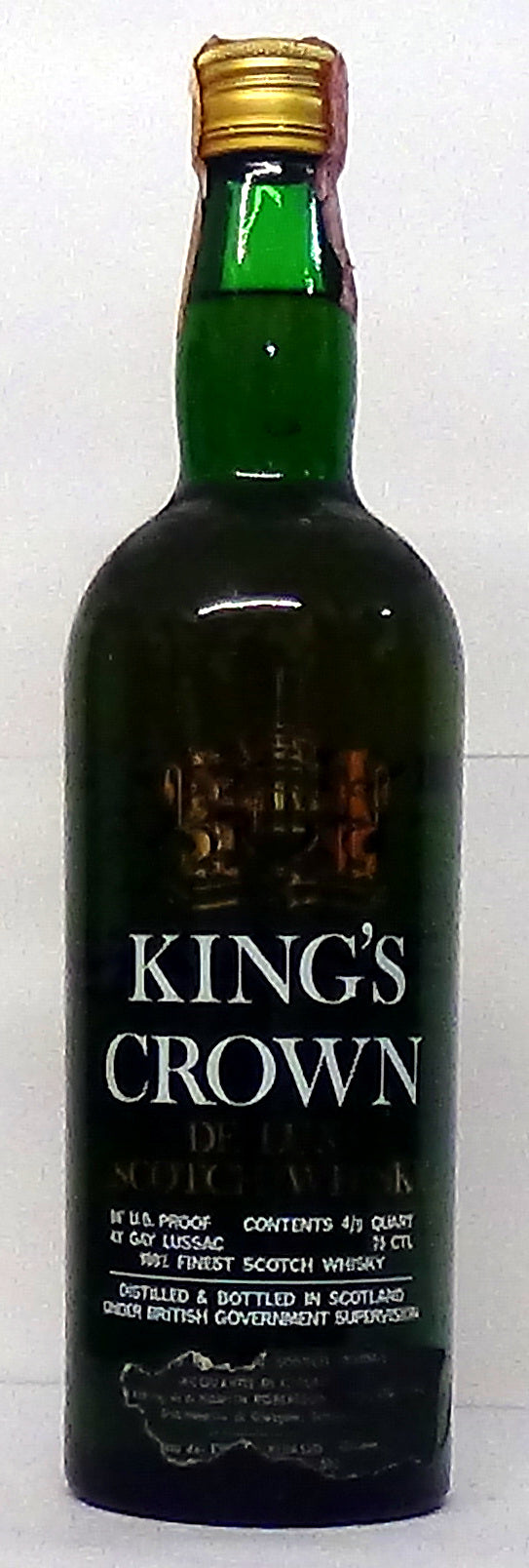 1960s King’s Crown De Luxe Scotch Whisky