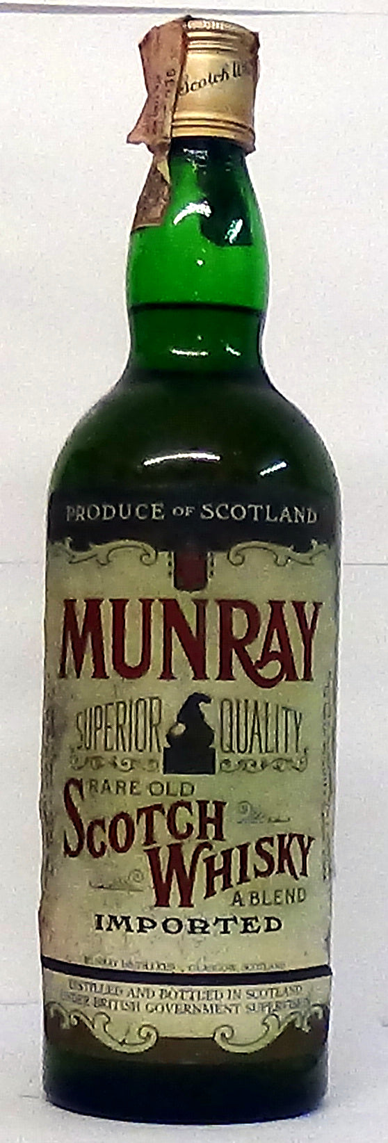 1960s Munray Superior Quality Rare Old Scotch