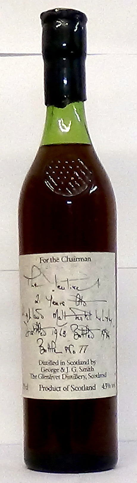 1963 The Glenlivet “ For the chairman” 21 Year Old 43% Vol