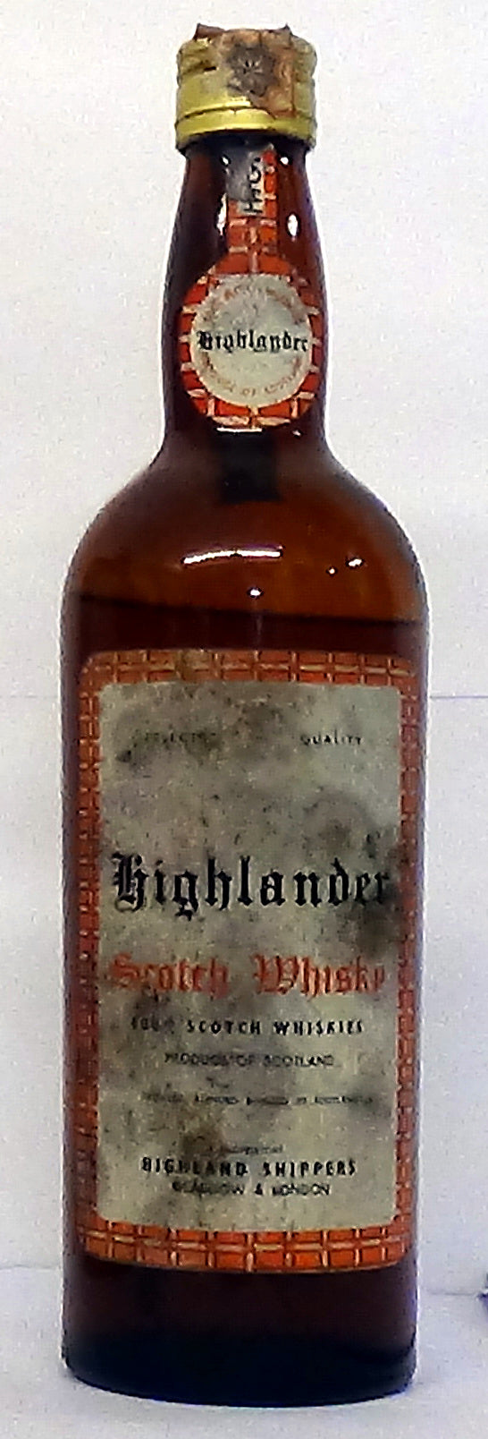 1970s Highlander Scotch Whisky