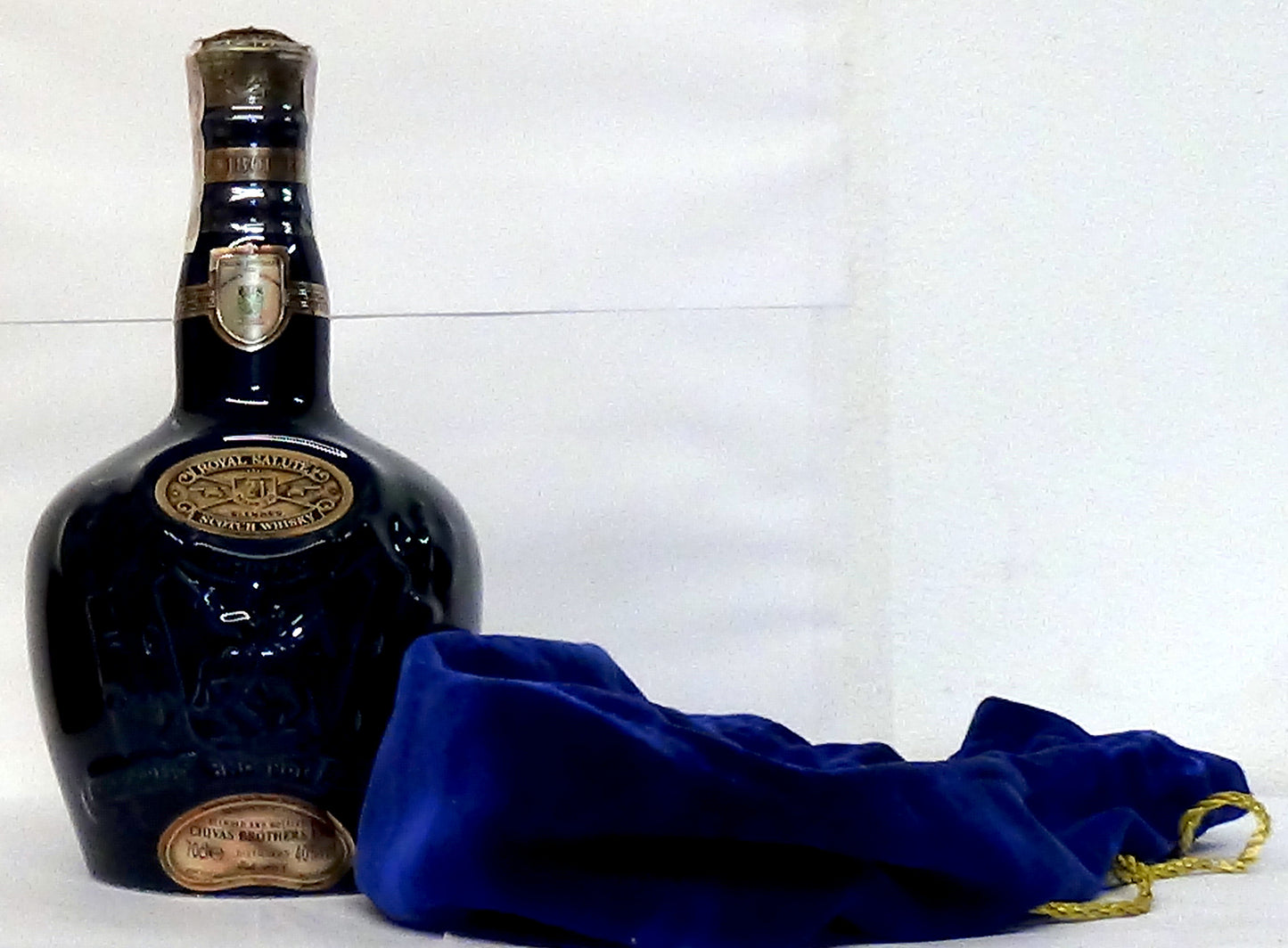 1970s Royal Salute 21 Year Old Sapphire Flagon