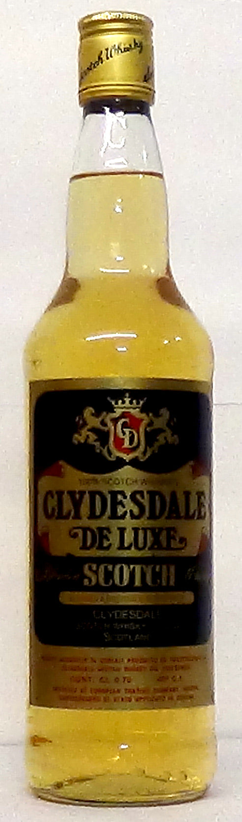 1980s Clydesale De Luxe Blended Scotch Whisky