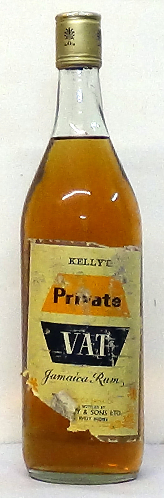 1980s Kelly's Private Vat Jamaica Rum