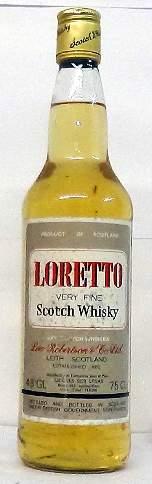 1980s Loretto Very Fine Old Scotch Whisky