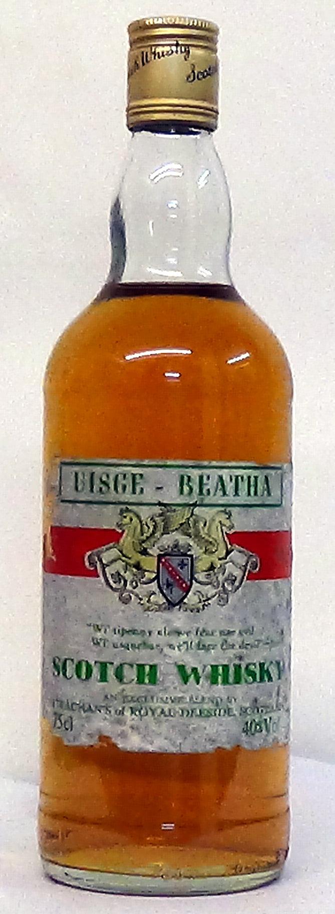 1980s Uisge - Beatha Strachant’s of Royal Deeside