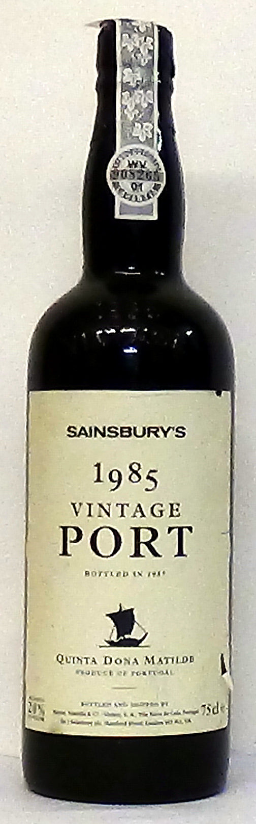 1985 Sainsbury’s Vintage Port Bottled by Barros Quinta Dona Matilde