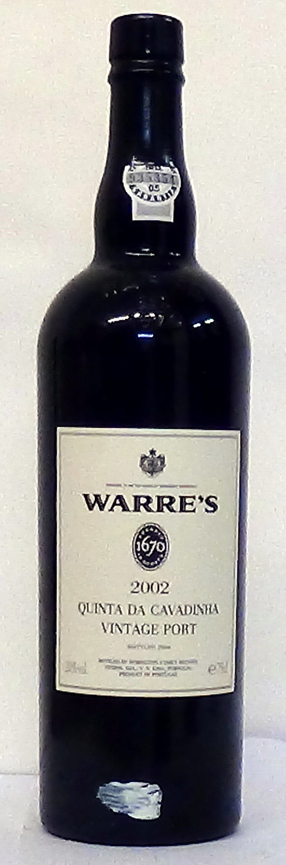 2002 Warre's Quinta da Cavadinha Vintage Port
