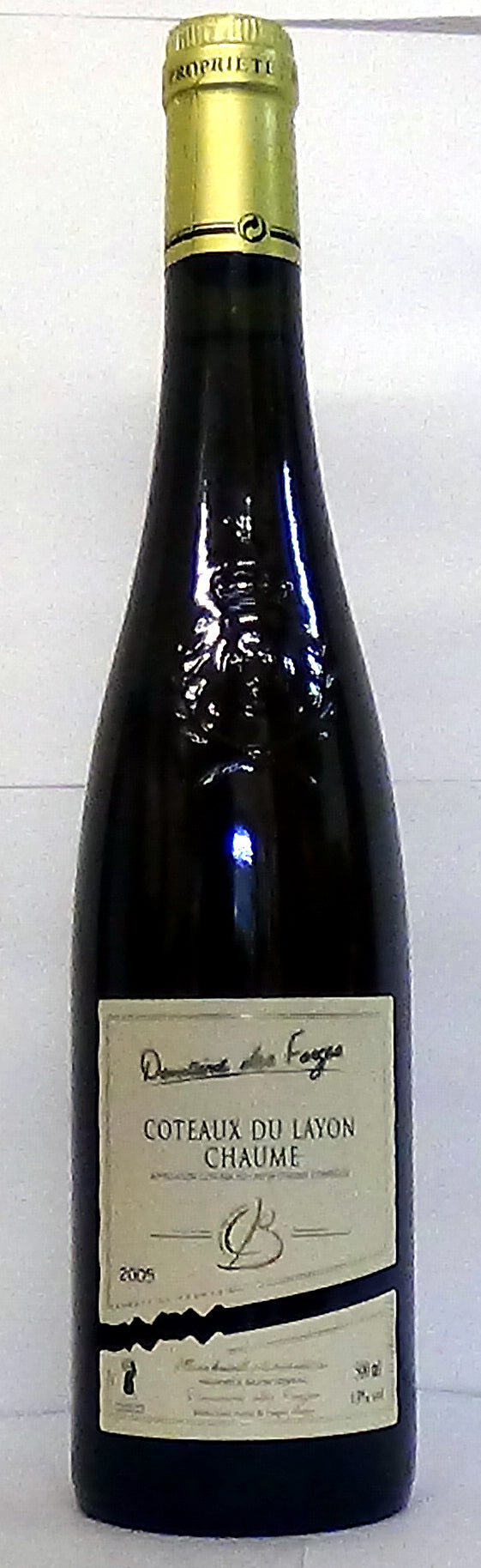 2005 Domaine des Forges Coteaux du Layon Chaume Loire France 500ml