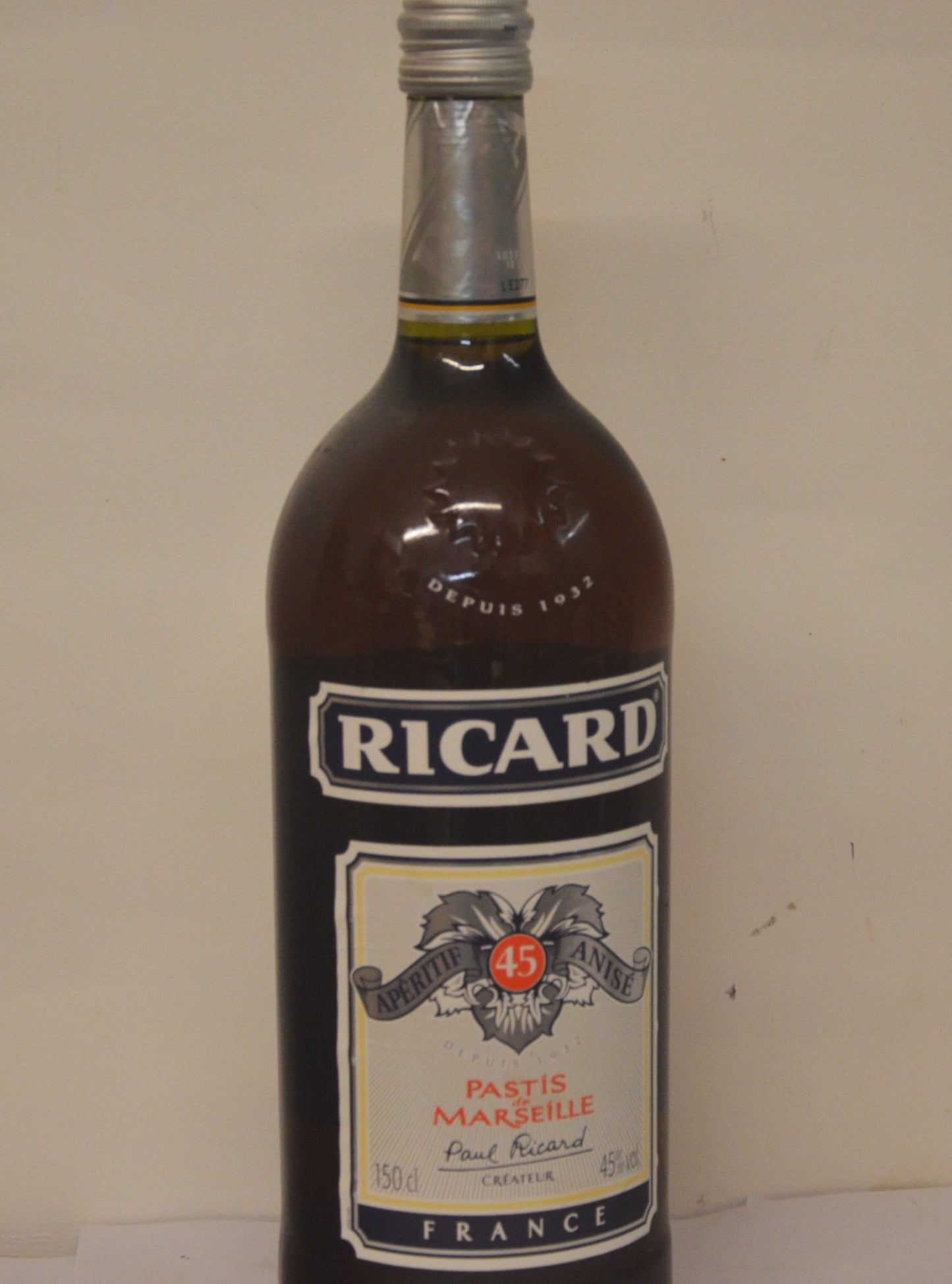 1980s Ricard Pastis 45% abv 1.5 Litre