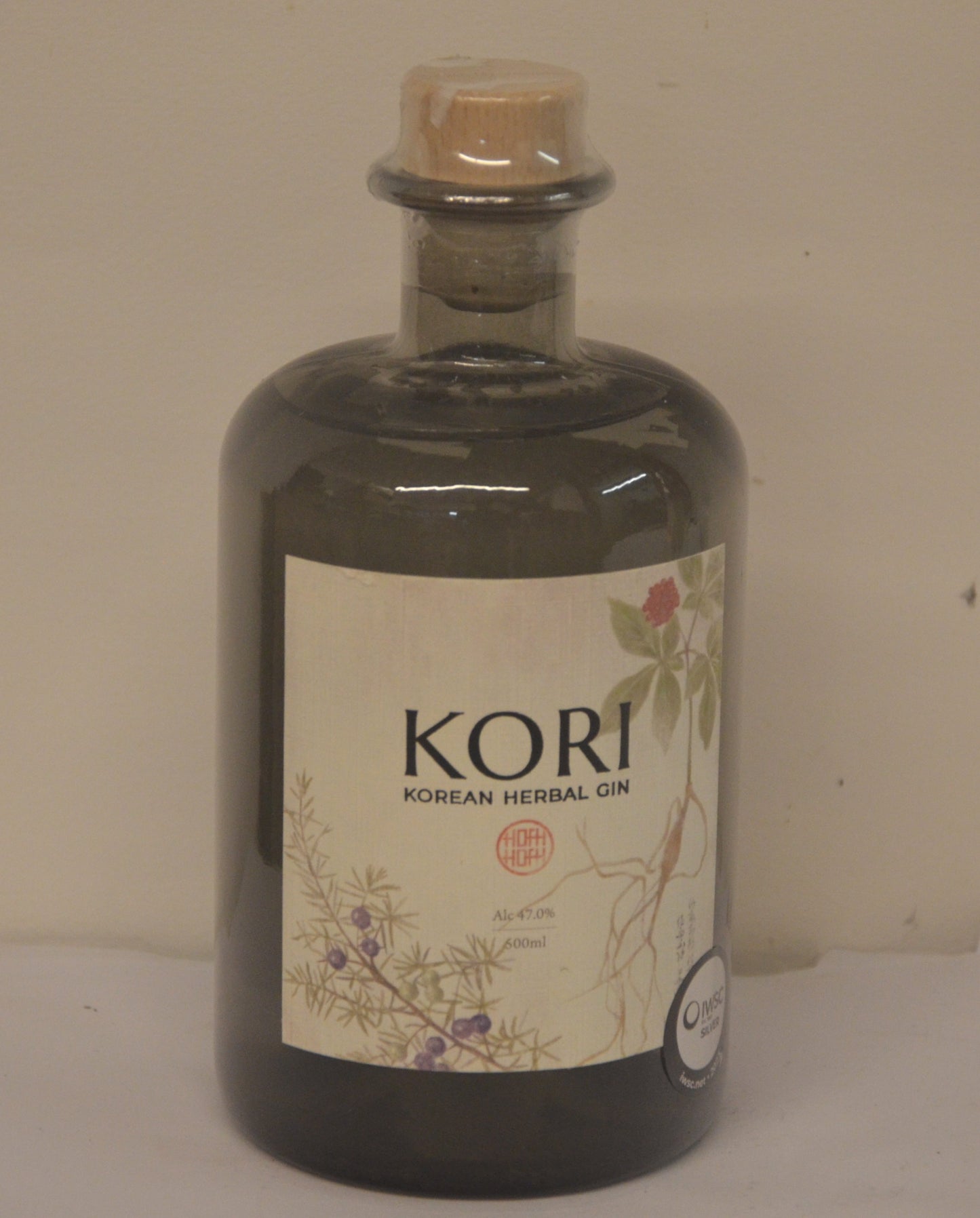 Kori Korean Herbal Gin 47% Abv