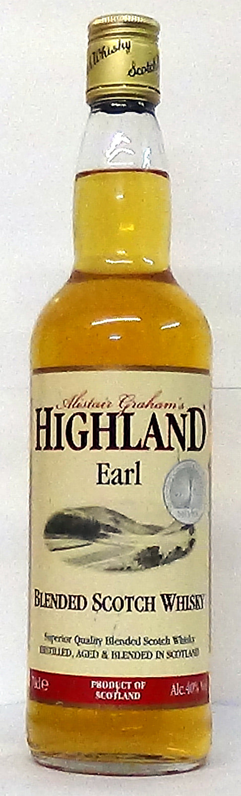 Alistair Graham’s Highland Earl Blended Scotch