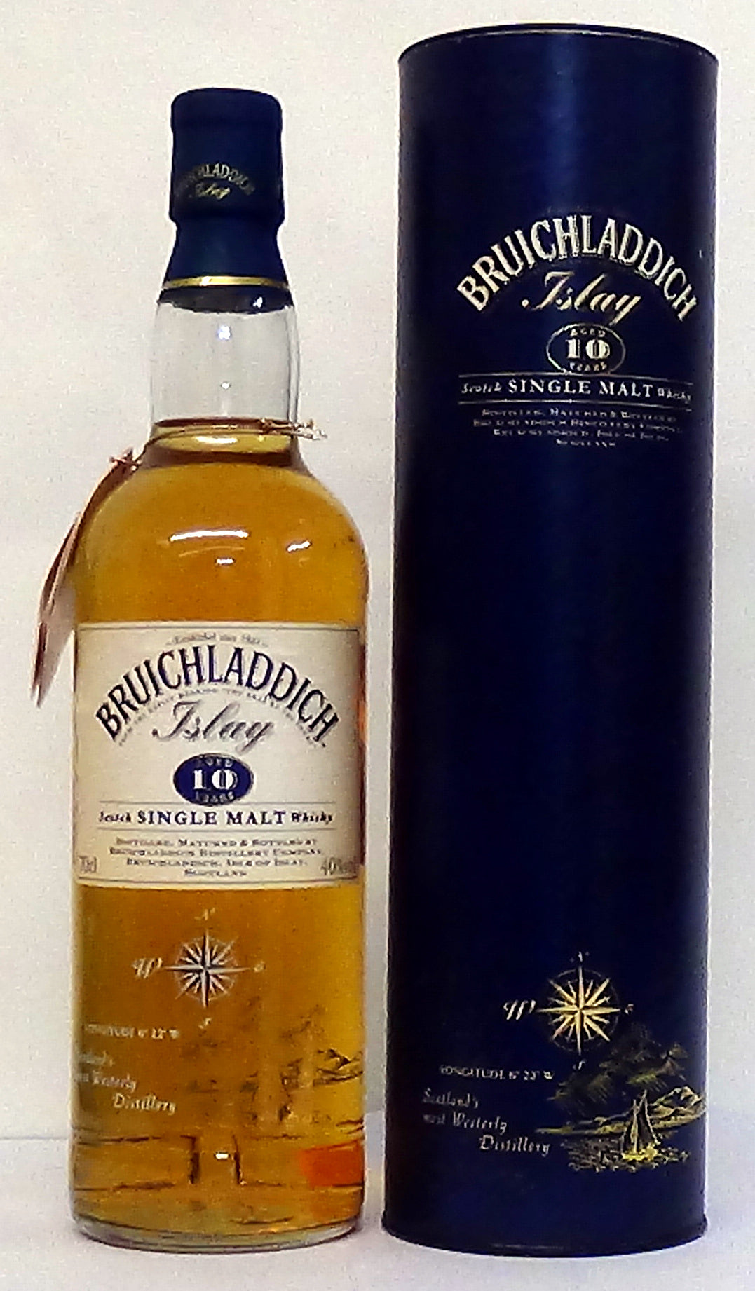 Bruichladdich Aged 10 Years Islay Single Malt Scotch Whisky, 40% vol, 70 cl;