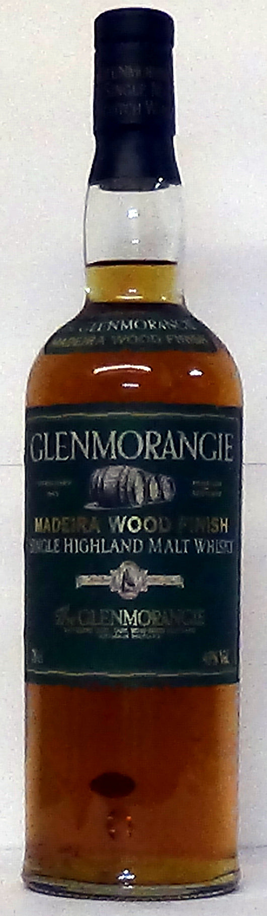 Glenmorangie ‘Madeira Wood Finish’ (43%, OB, ‘plain label’, circa 1999)
