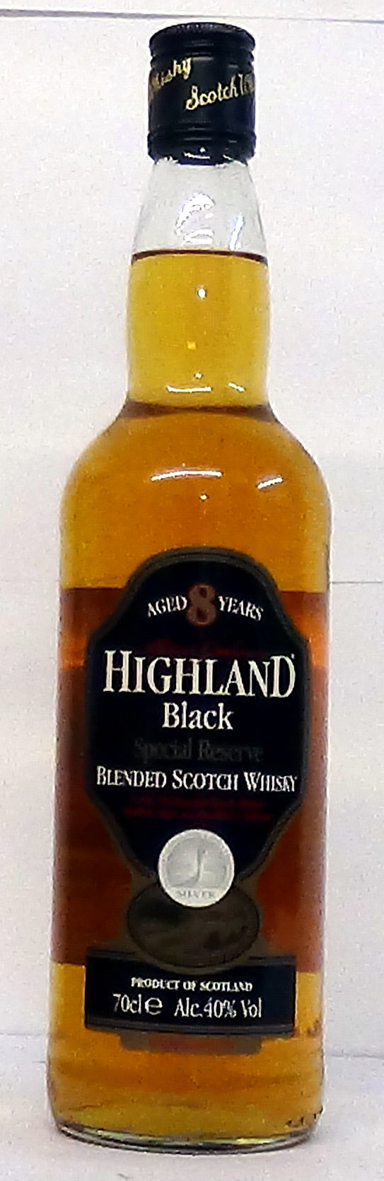 Highland Black 8 Year Old Special Reserve rare