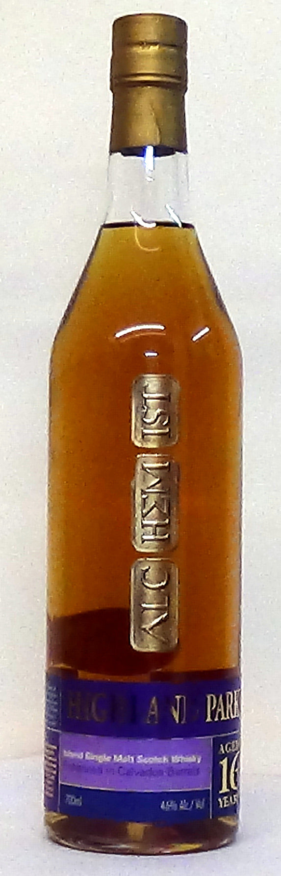 Highland Park Aged 16 Years Alchemist Enhanced in Calvados Barrels, 46% vol, 700ml.