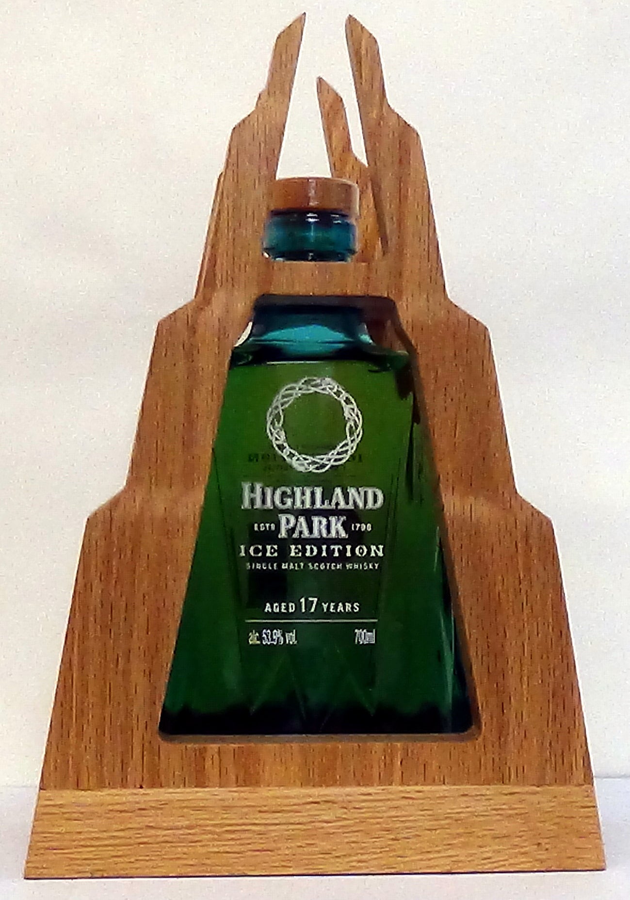 Highland Park 'Ice Edition' Aged 17 Years Single Malt Scotch Whisky, 53.9% vol, 700ml. With original stand (slight damage to stand). No VAT.