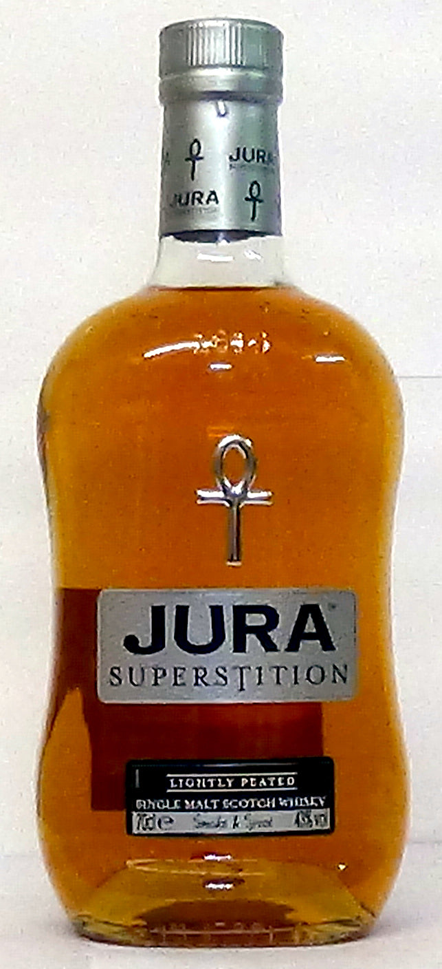 Isle of Jura Distillery Superstition Lightly Peated Single Malt Scotch Whisky, Isle of Jura