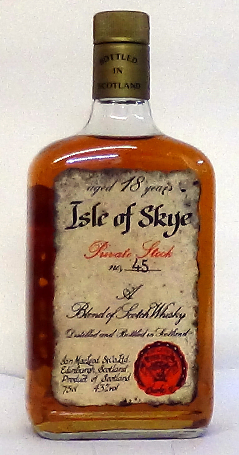 Isle of Skye 18 Year Old Private Stock Ian MacLeoad