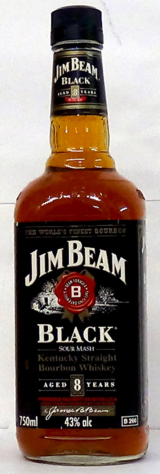 Jim Beam 'Black' Extra Aged Kentucky Straight Bourbon Whiskey, USA