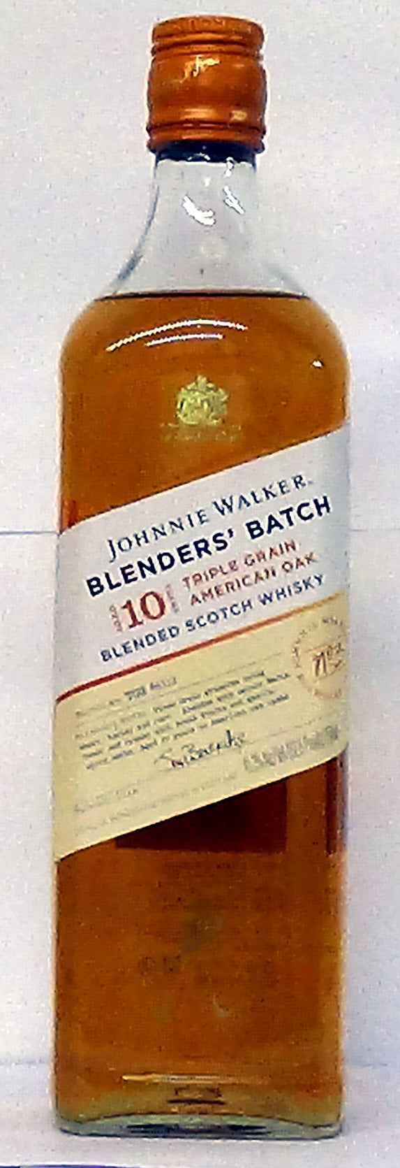 Johnnie Walker Blenders' Batch Aged 10 years Triple Grain American Oak, 41.3 Alc/Vol