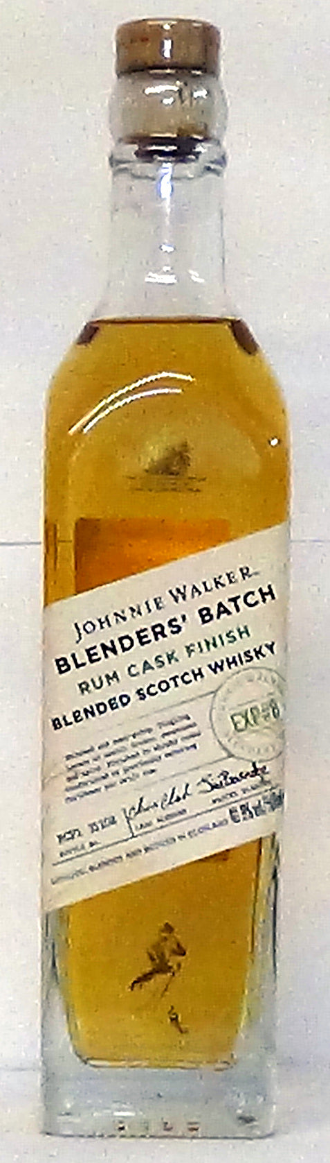 Johnnie Walker Blenders' Batch Rum Cask Finish, 40.8% vol, 500ml;