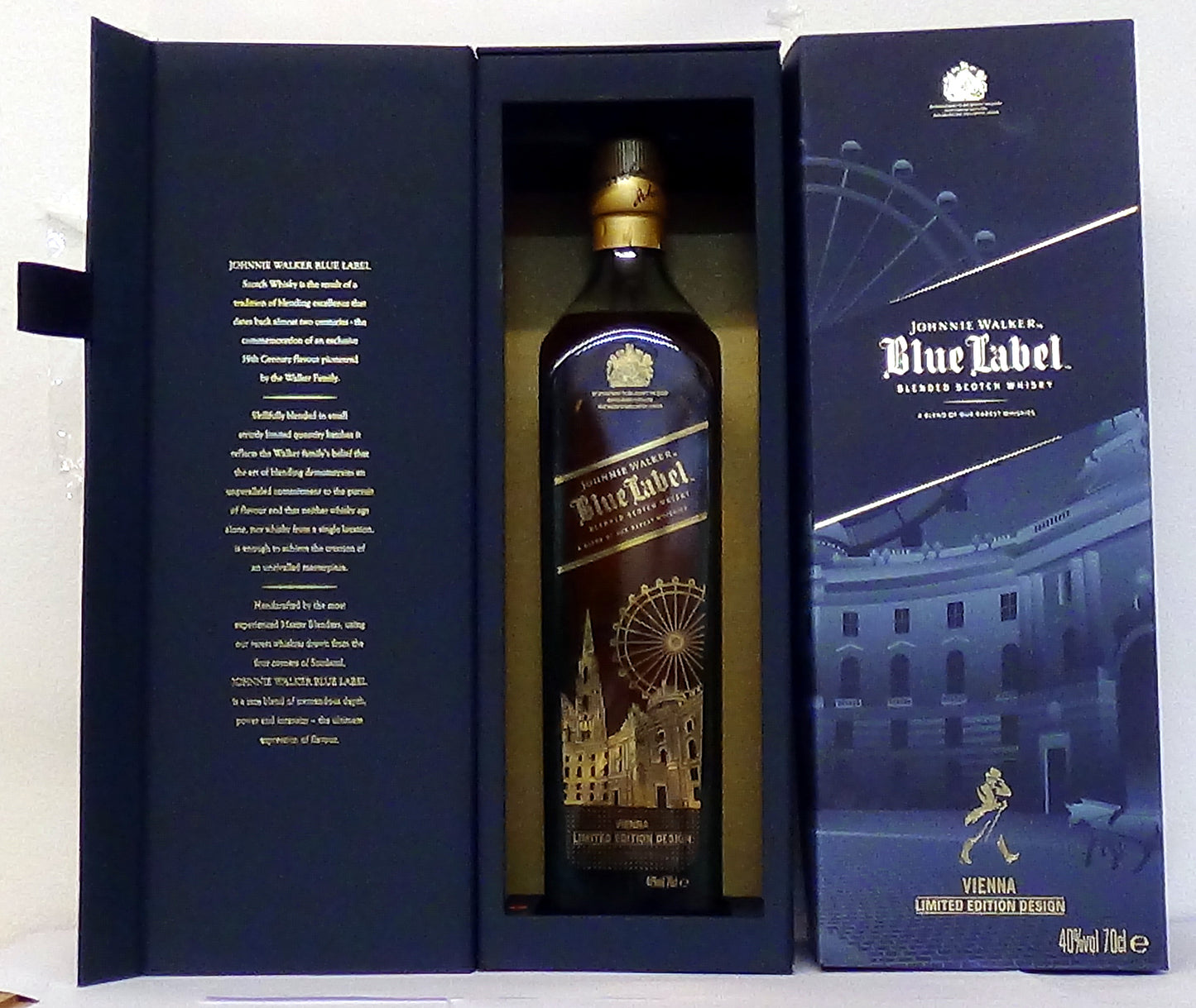 Johnnie Walker Blue Label Vienna Limited Edition Design, 40% vol, 70cl, boxed;