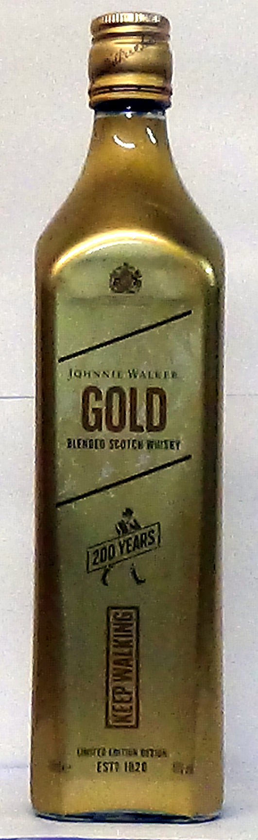 Johnnie Walker Gold Label 200th Anniversary Keep Walking Limited Edition Blended Scotch Whisky
