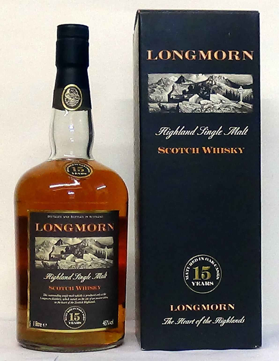 Longmorn 15 Year Old 45% abv - 1 Litre +-2006