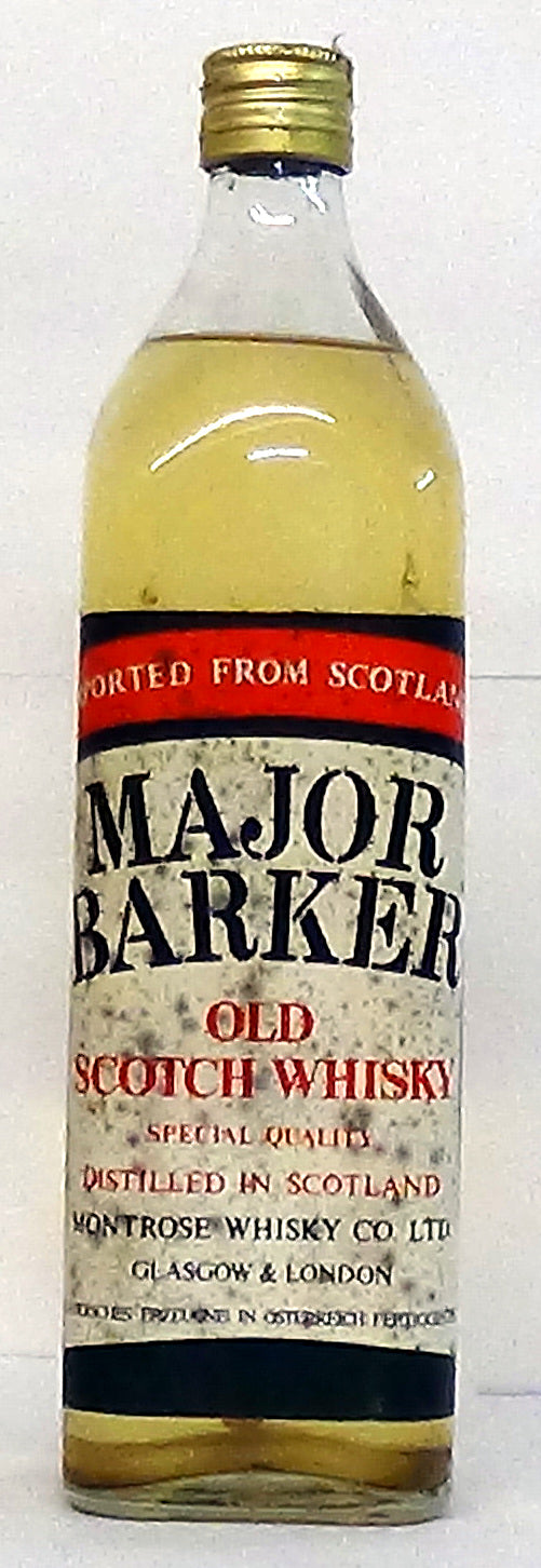Major Barker Old Scotch