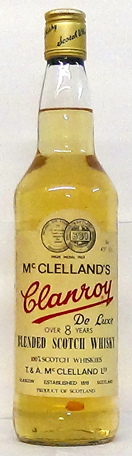 McClelland’s Clanroy 8 Year Old De Luxe