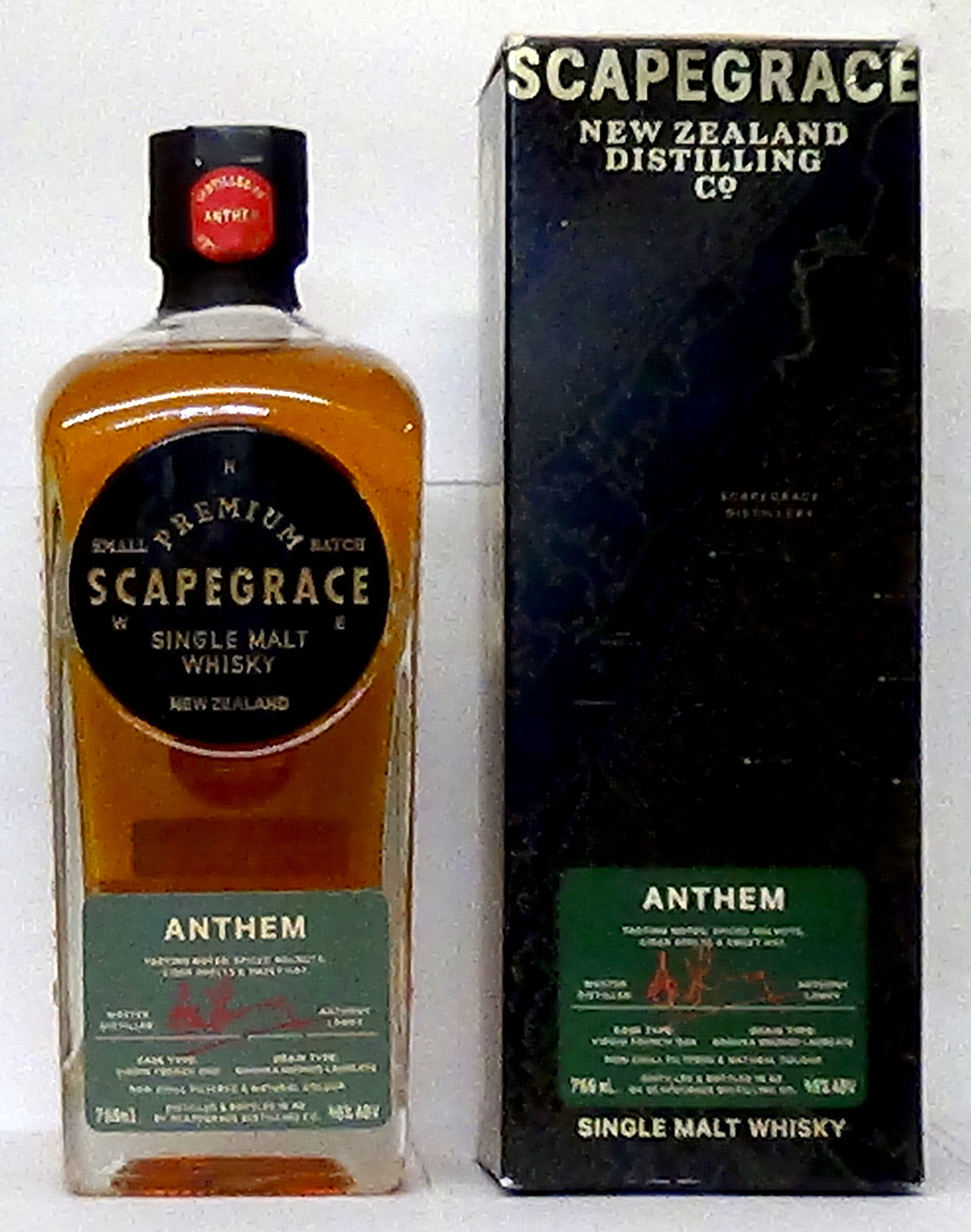Scapegrace - Rogue Society 'Anthem' Single Malt Whisky, New Zealand