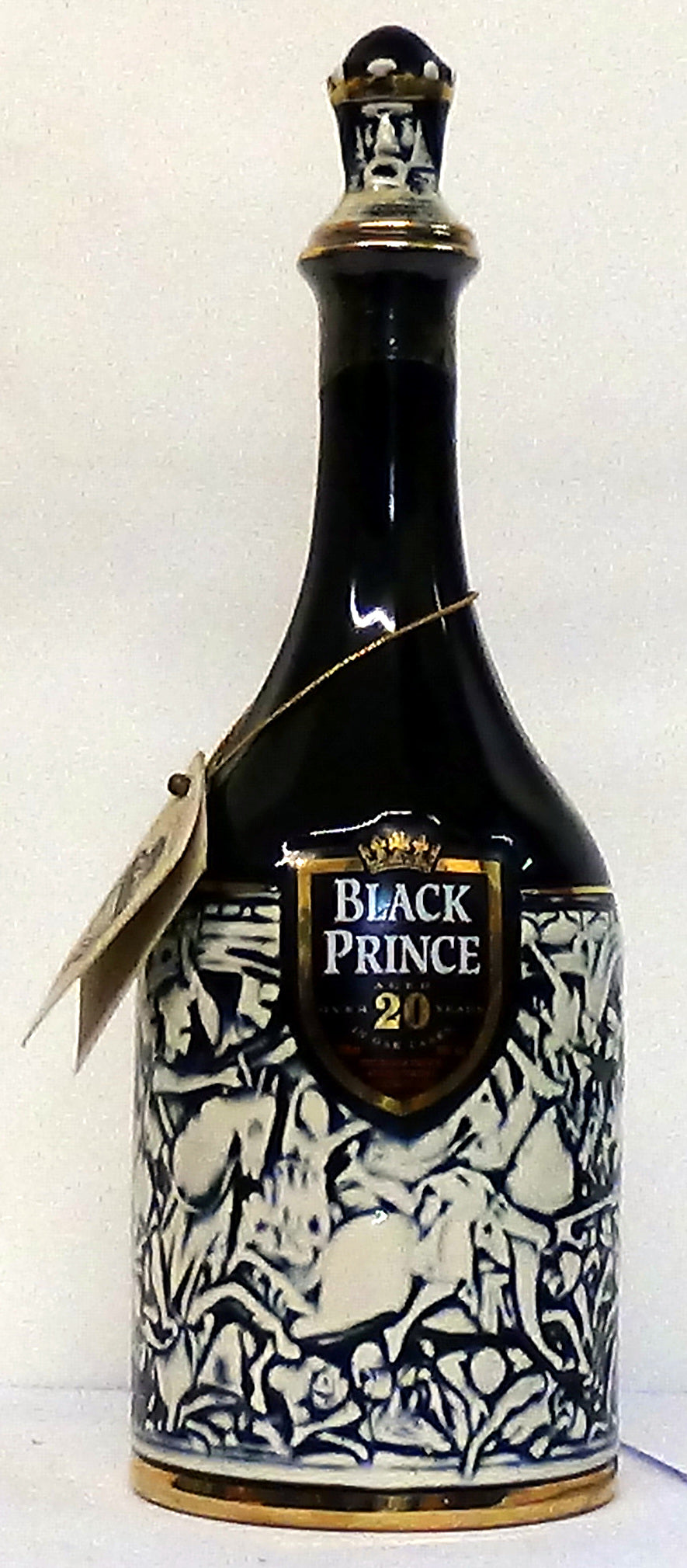 The Black Prince 20 Year Old in Ceramic Bottle black