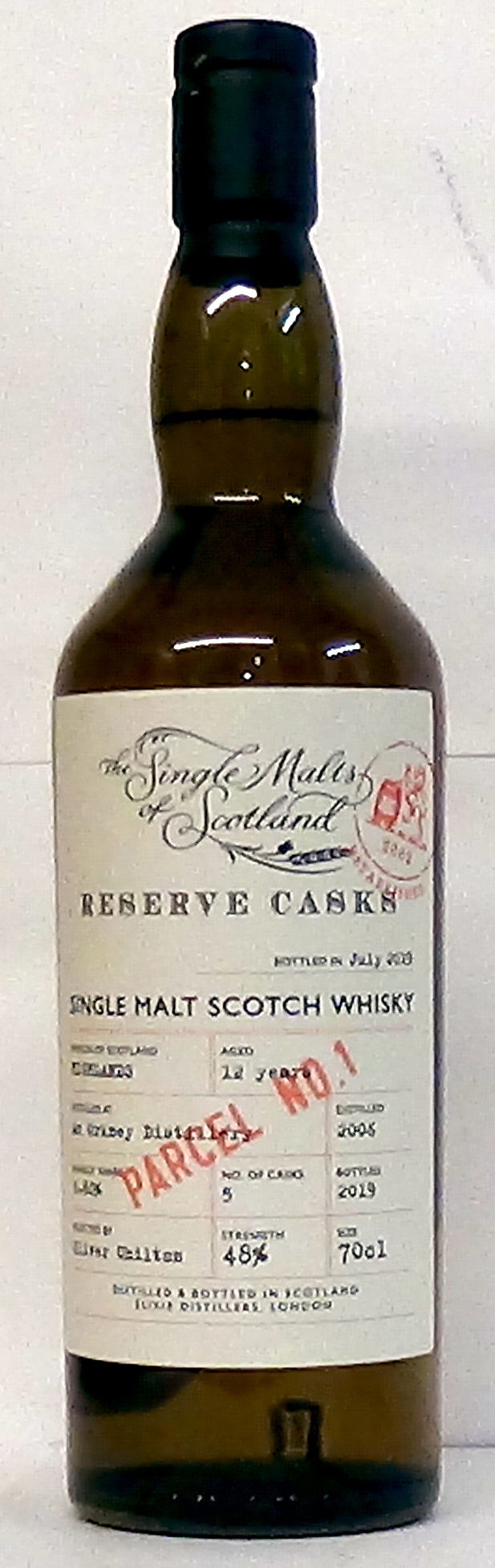 The Single Malts Of Scotland Orkney - Single Malts Of Scotland - Reserve Cask - Parcel #1