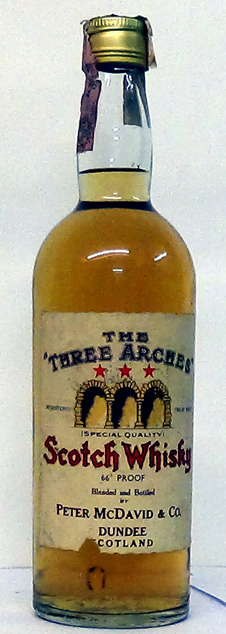 The Three Arches Special Quality Scotch Whisky 66 proof