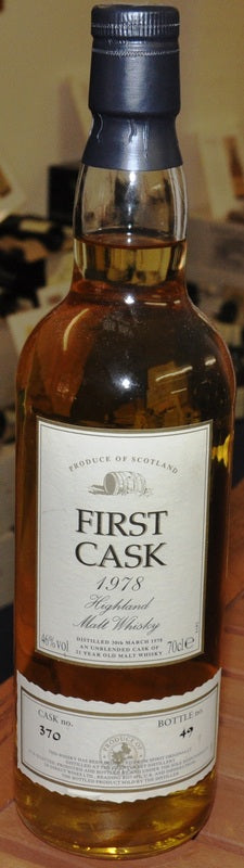 Glenturret- First Cask 1978 - Highland - 21 year old 46% vol - Whiskey