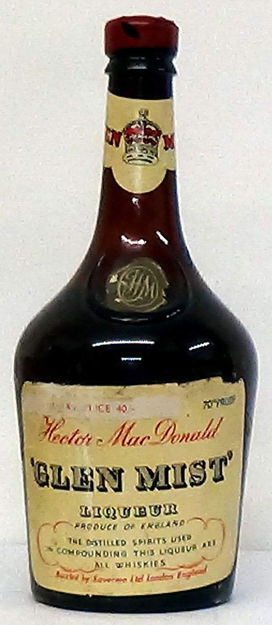 1940s Glen Mist Liqueur Hector MacDonald - Whiskey - M&M Personal Vint