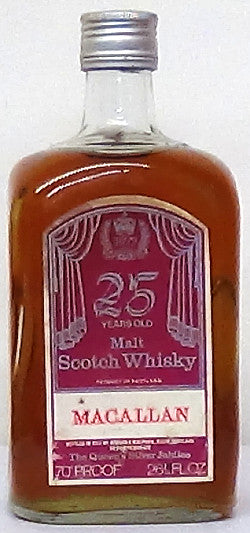1952 - 1977 Macallan 25 Year Old “The Queen’s Silver Jubilee” - Whiske