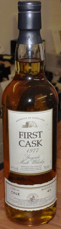 Tamnavulin - First Cask 1977- Speyside - 25 year old 46% vol - Whiskey