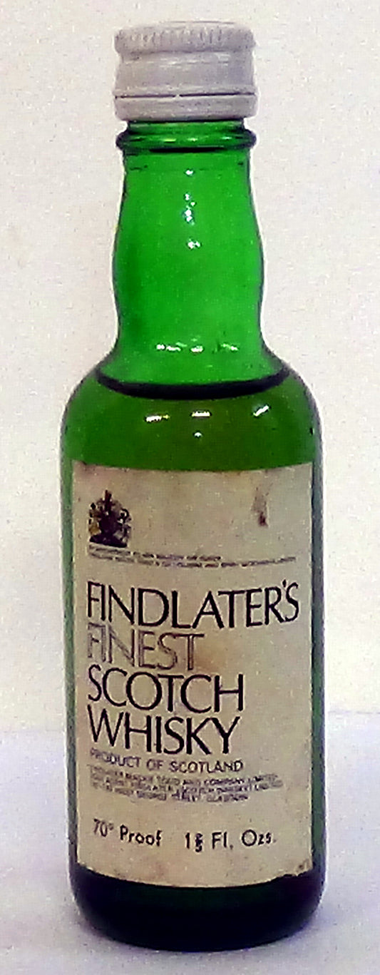 1960s Findlaters Finest Scotch 1 ⅔ fl oz