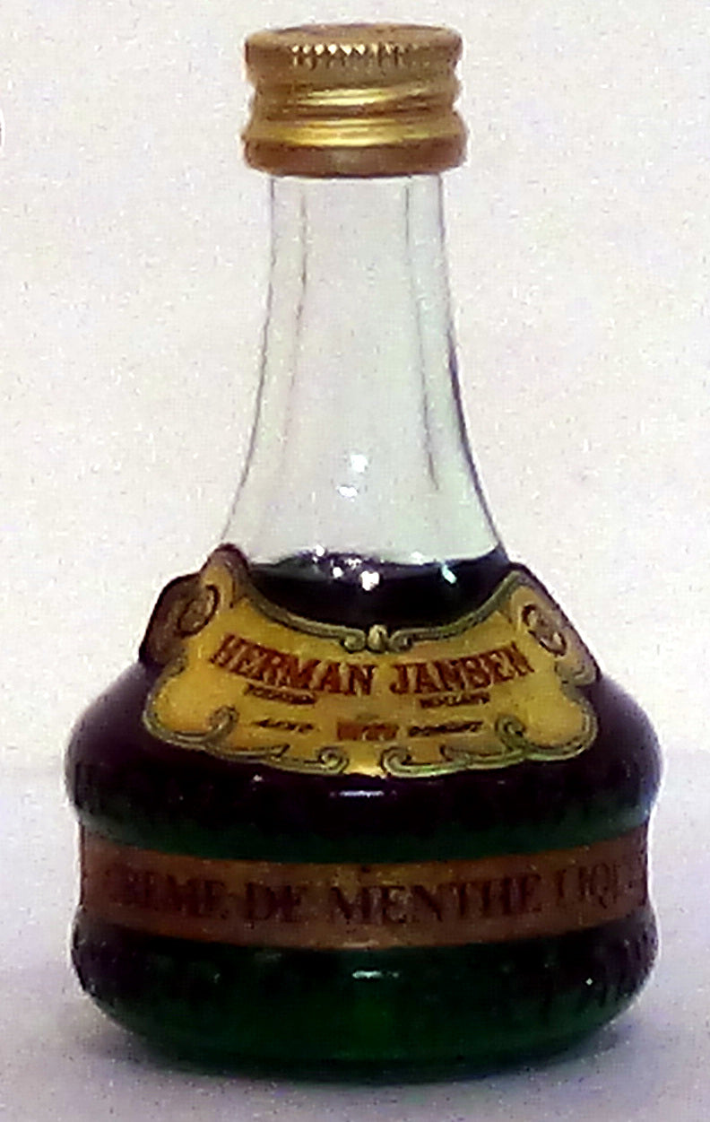 1960s Herman Jansen Creme de Menthe 5cl