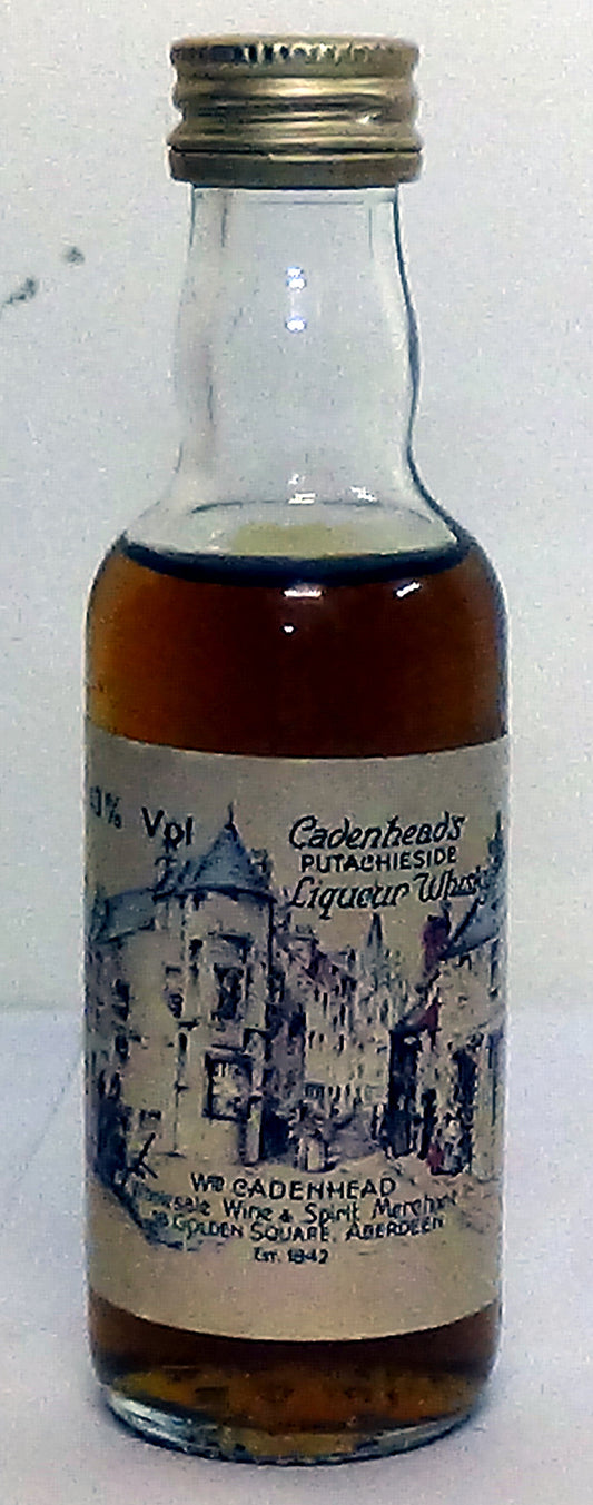 1970s Cadenhead’s Putachieside Liqueur whisky 5cl