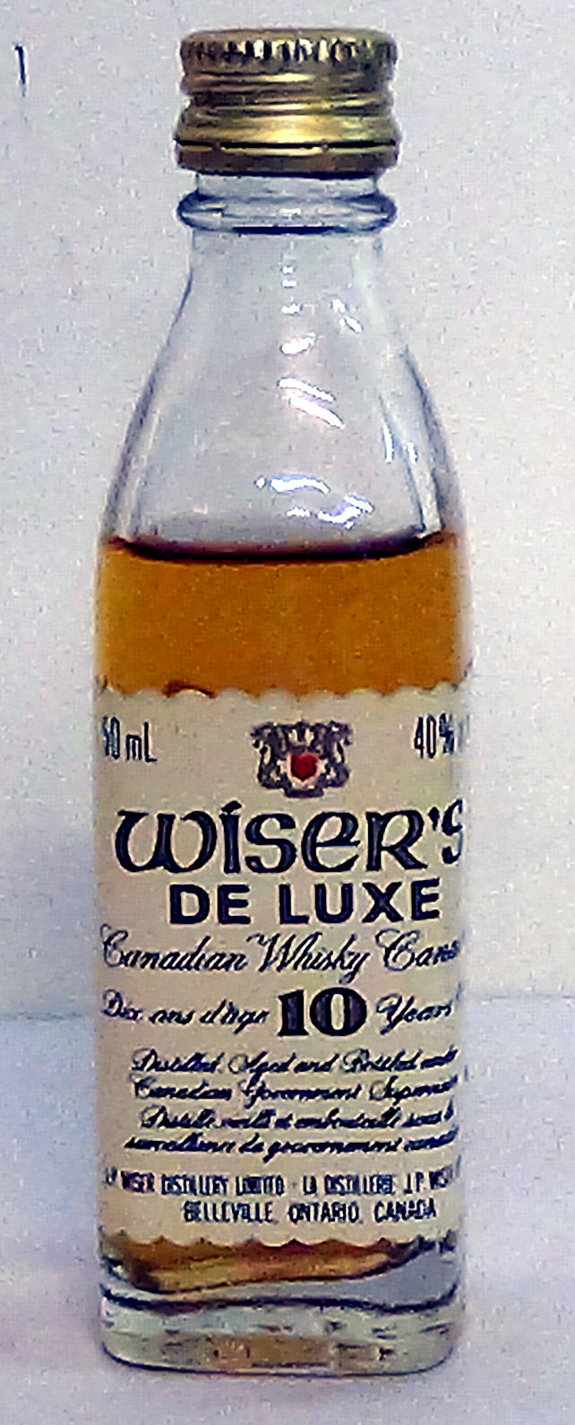 1970s Wiser’s Deluxe 10 YO 5cl