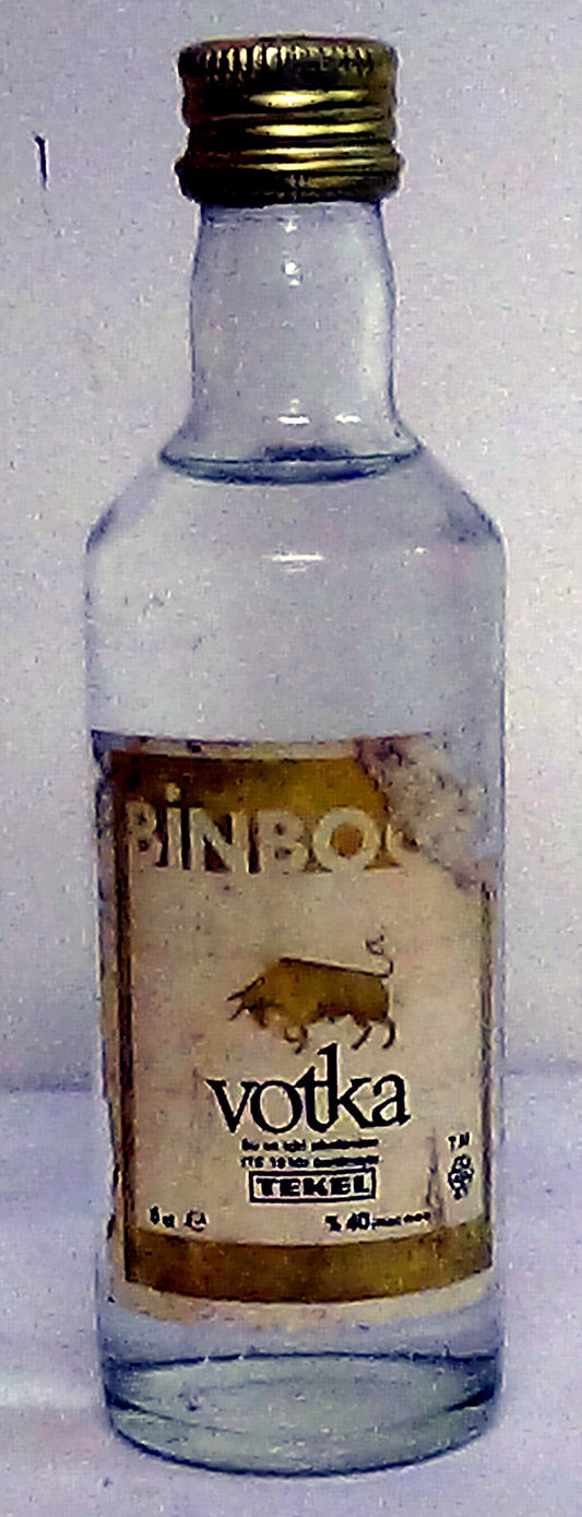 1980s Binboo Votka Sweden 5cl