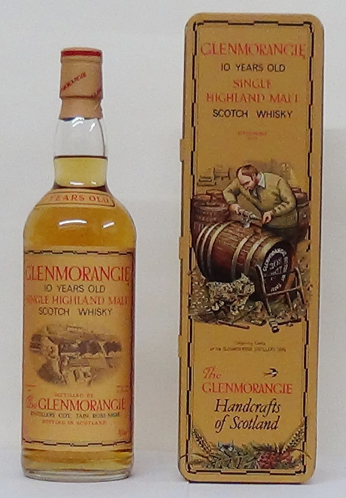 1980s Bottling Glenmorangie 10 year old Whisky in original presentati