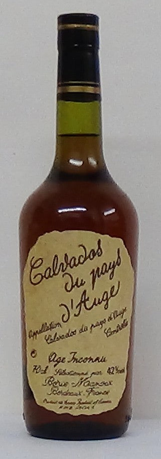 1980s Calvados du Pays dAuge Age Inconnu Borie - Manoux - French Win