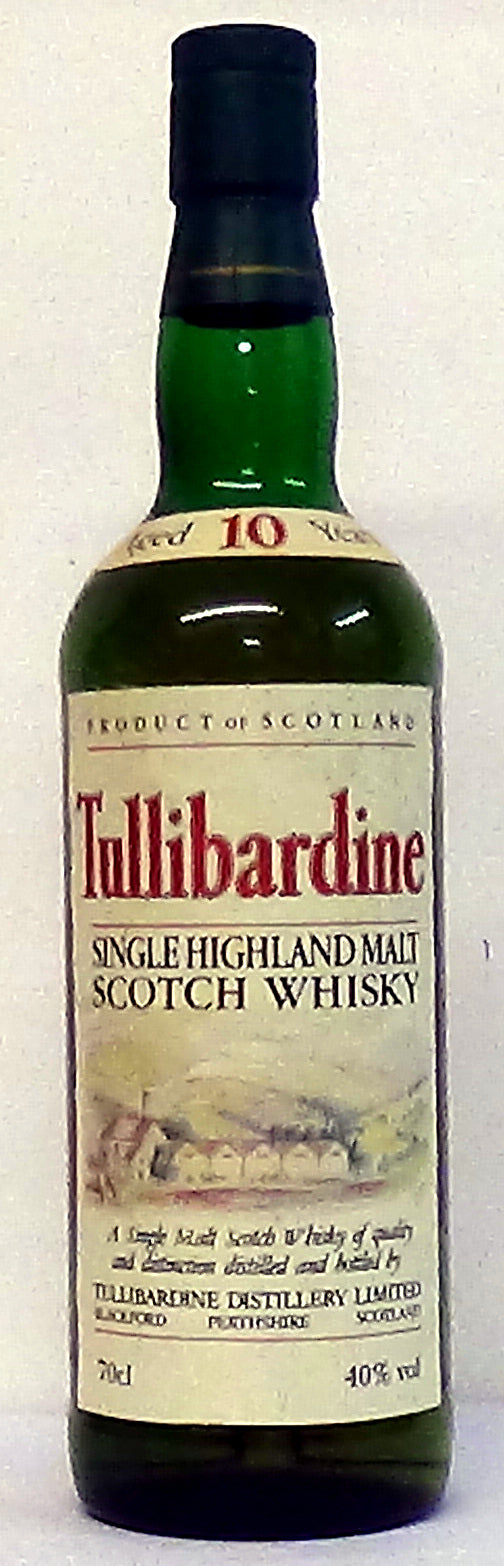 1980s Tullibardine 10 Year Old Highland Malt