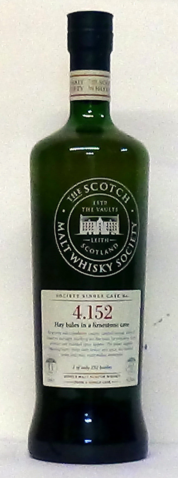 1999 SMWS 4.152 “ Hay bales in a limestone cave “ Highland Park 11 Year Old 1st Fill Ex Bourbon Cask 61.7% Abv